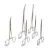 6pc Set 5"+6.25"+8" Straight & Curve Hemostat Forceps Locking Clamps