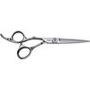 E-Kwip 5.5 Hairdressing Scissors Flower Left