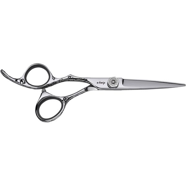 E-Kwip 5.5 Hairdressing Scissors Flower Left
