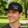Huuraa Snapback Cappy Pfleger mit Herz Geschenk Black Pfleger Mode