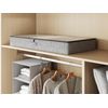 Low Profile Under Bed Storage Containers 4.5 Inches Tall 2-Pack Sturdy Design