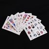 18 Sheets Nail Stickers Water Transfer Nail Art Decals Trendy Manicure Women Girls Fingers Toes Nail Tattoo Decoration Red Kiss Lips Sexy Girls Nail Art Supplies