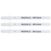 Sakura Gelly Roll Basic - Bright White Gel Pen Set - Bold 1.0 mm Nib - Opaque White Ink for Dark Paper - Set of 3 Pens - Ideal for Hand Lettering, Comics and Mixed Media