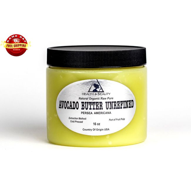 AVOCADO BUTTER UNREFINED ORGANIC EXTRA VIRGIN COLD PRESSED RAW PURE 32 OZ