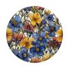 Epimedium Flower Watercolor Pattern Graphic PopSockets Standard PopGrip