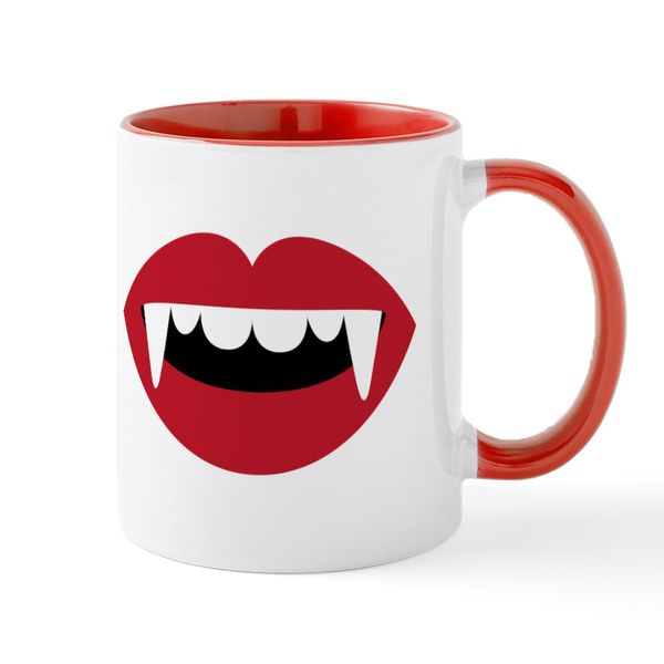 CafePress Vampire Teeth Mugs 11 oz (325 ml) Ceramic Coffee Mug