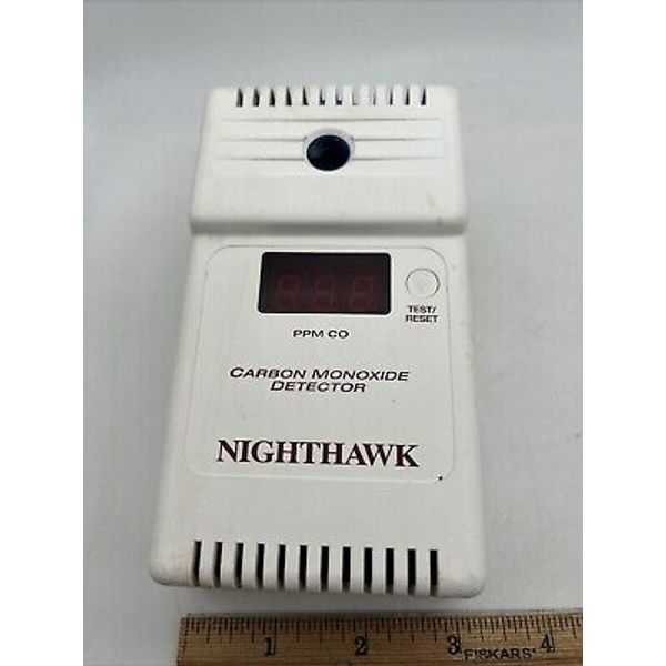 Nighthawk Carbon Monoxide Alarm Detector Model 900-0057-01 Tested