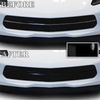 BOGAR TECH DESIGNS Front Chrome Delete Overlay Compatible with Chevy Corvette C7 2014-2019, Gloss Black