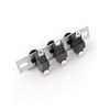 Space Heater SPST 3 Ways Locking Push Button Switch AC 250V 10A
