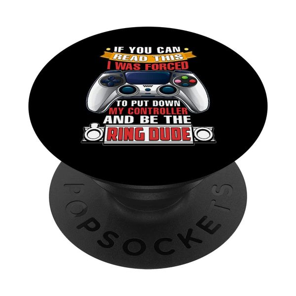 Ring Security Wedding Ring Bearer Proposal Gifts Toddler Boy PopSockets Swappable PopGrip