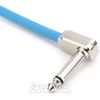 Ernie Ball Flex Patch Cable - 12 inches, Blue, 3-pack