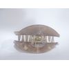 Mixed color gray marbled hair claw clip