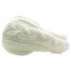 KitSound MUFKWHK Audio Earmuffs 3.5mm headphone jack - Knitted White