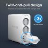 Waterdrop Undersink Replacement Water Filter, 2PP+CT, Replacement for TSU-W
