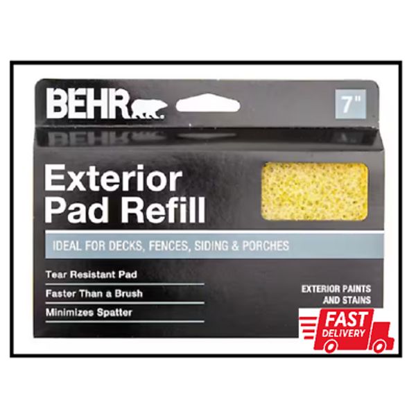 7 In. Exterior Stain Pad Applicator Refill