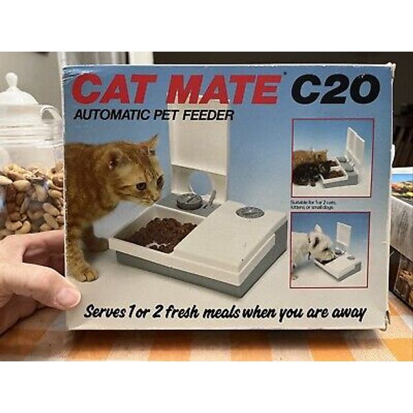 Cat Mate C20 Timed Automatic Pet Feeder. Brand New.