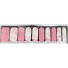 Color Nail Polish Strips 20ct. Pink Marbled 72 READ DESCRIPTION BELOW