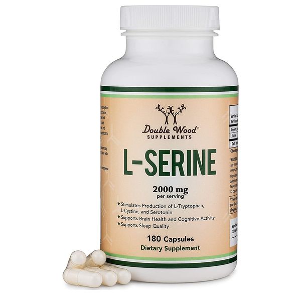 Double Wood Serine L Serine Serotonin Overseas, 3ea