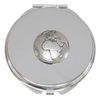 Earth Compact Mirror Handbag Gift With Free Engraving 421