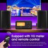 2 Zone Amplifier/Speaker Selector Box with VU Meter Audio Switcher w/IR Remote