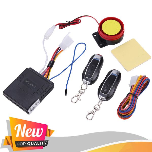 Motorcycle Bike Security Alarm System Anti-theft Remote Control Engine Start