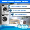 Splash Spotless Washing Machine Cleaner for HE Front Load & Top Load Washers