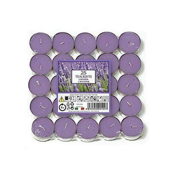 Price's Candles Tealights Pack 25 Lavender