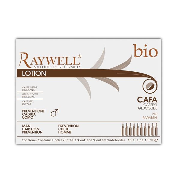 Hair Loss Prevention Ampullen Haarausfall Bio Cafa Man Raywell 10 x 10 ml