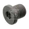 febi bilstein 46409 Verschlussschraube mit Dichtring, 1 Stück, Silber