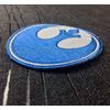 Rebel Alliance Blue Squadron Embroidered Iron on Patch. Size 75mm in Diameter.