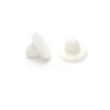 Idin Jewellery - Plain Red Acrylic Round Button Clip on Earrings