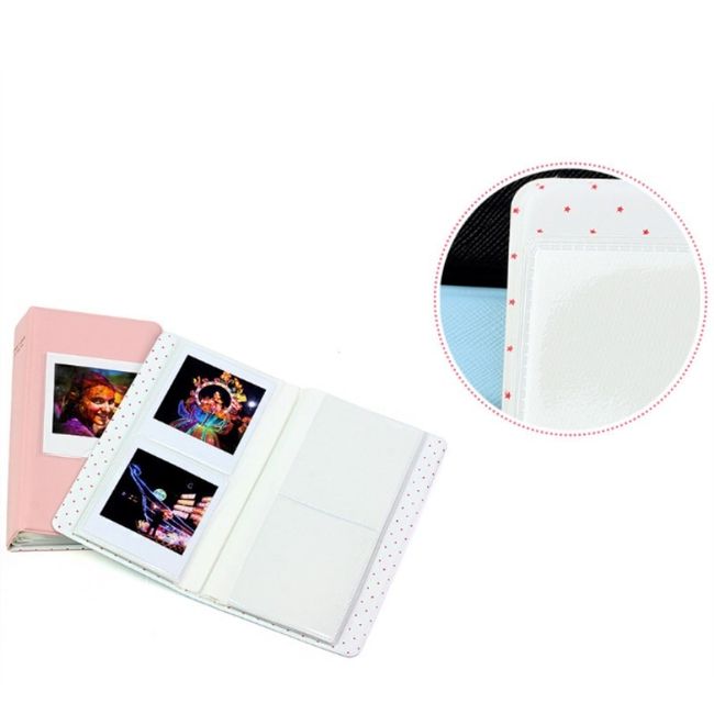 64Pockets Mini Instant Polaroid Photo Album Picture Case for Film
