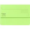 Forever A4 Half Flap Rigid Card Document Wallets Assorted Colours - Pack of 5