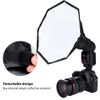 Strobe Softbox Diffuser 30cm Octagonal Softbox Diffuser Universal Flash Diffuser Portable Foldable for Speedlights, Flash Lights, External Speedlights
