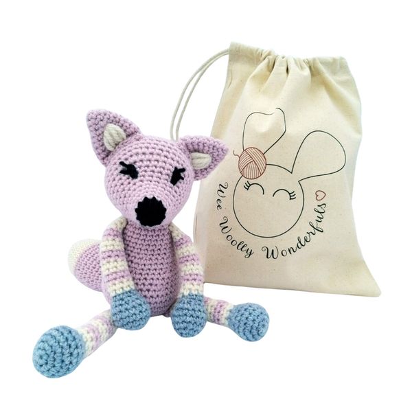 Fox Crochet Kit - Cute Crochet Foxes Pattern Amigurumi Craft Gift