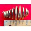 WOOD BURNING STOVE/INSERT  COOL TOUCH BRASS COIL HANDLE~ 2" LONG ~ 3/8" OPENING
