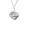 VIE Crystal Heart Wire Wrap Pendant, 3cm (Selenite)