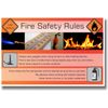 NEW HEALTH Safety Cautionary POSTER - Fire Safety Rules