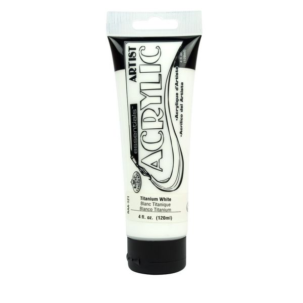Royal & Langnickel Essentials 120ml Acrylic Paint - TITANIUM WHITE