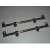 TMC 2 x 2 Rod stainless Steel buzz bars. 31cm. Solid, chunky, standard threads. Carp Fishing Buzz Bars