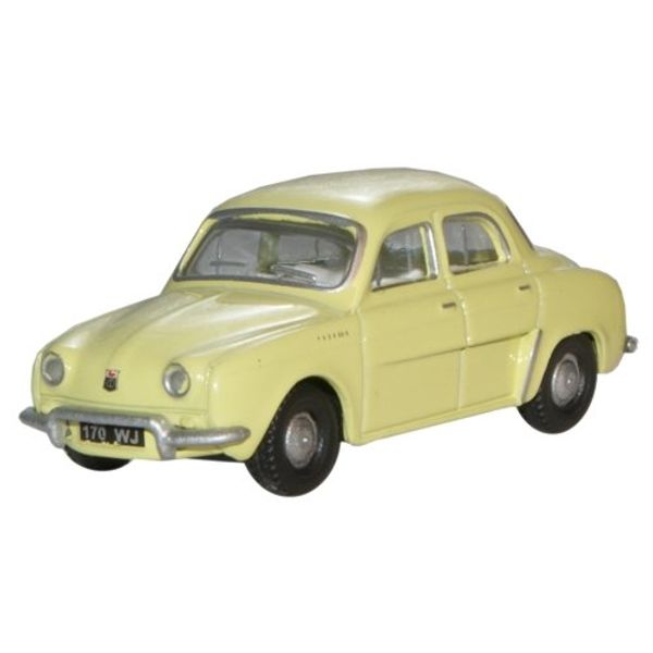 Oxford Diecast 76RD002 Renault Dauphine Yellow