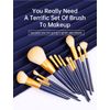 AMORTALS Makeup Brush Set 12 Pz con Borsa