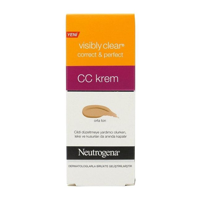 Neutrogena Vısıbly Clear Correct Cc Orta Ton 50 Ml