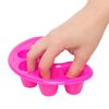 2 Pcs Nail Soaking Hand Bowl Manicure Soak Off Finger Bowl Separate Manicure Bowl Manicure Bowl Hand Soak Nail Soak Off Bowl Nail Art Tips Bowl for Polishing Remover Treatment (Rose Red and Black)