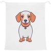 'White & Brown Dachshund' Laundry/Washing/Storage Bag (LB00029016)