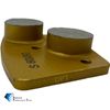 9 Pack Trapezoidal Grinding Discs for Concrete Floor Grinders Soft Bond 60 Grit
