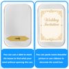 4 Pack Silver Metal Rectangular Empty Hinged Tins Box Containers, Empty Craft Containers Mini Portable Small Storage Container Kit with Lid for DIY Use, Home Storage