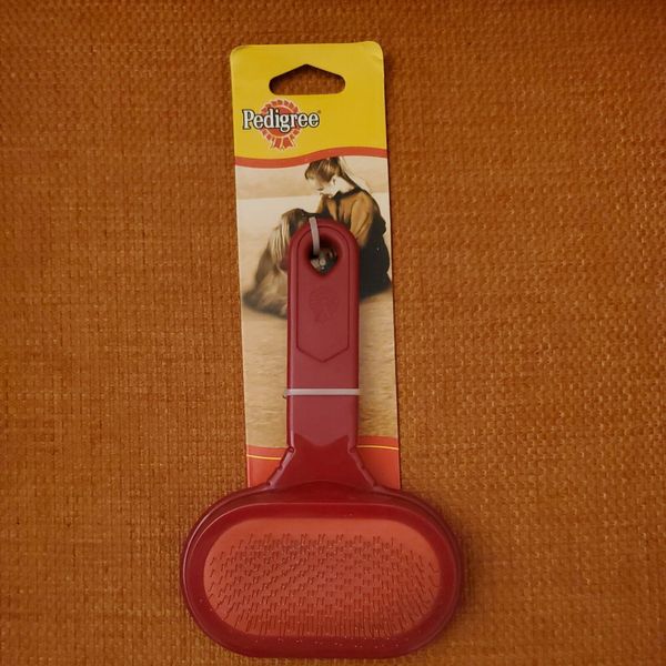 Dog Slicker Brush NEW-Pedigree assorted colors.