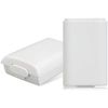2x White AA Battery Holder Shell Back Door Cover Lid Replacements, Compatible with Microsoft Xbox 360 Wireless Controllers