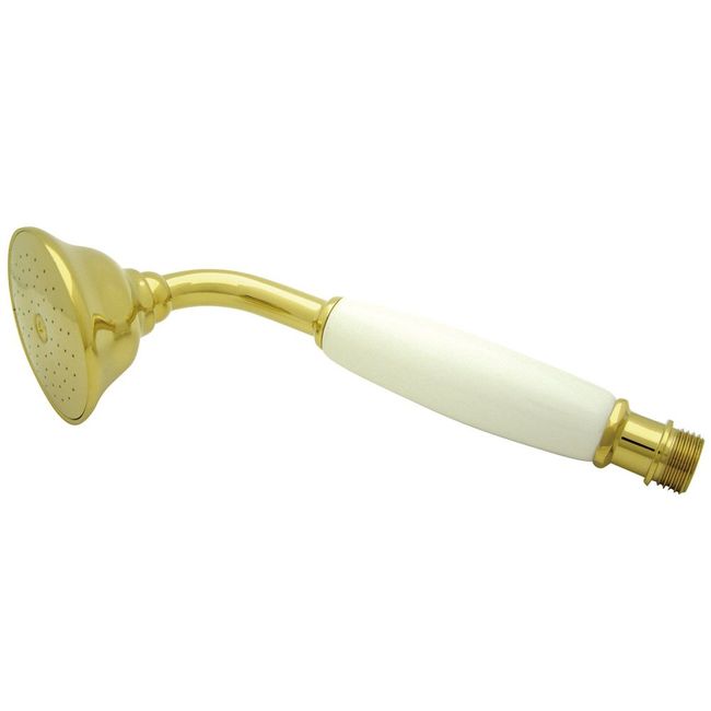 Kingston Brass K105A2 Victorian Hand Shower, 8-3/8 inch Length, Polished Brass